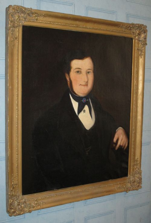 VICTORIAN ENGLISH SCHOOL OIL PAINTING PORTRAIT - ADDITIONAL PHOTO 6