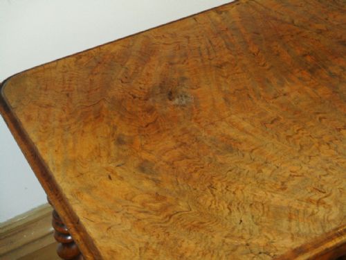 VICTORIAN WALNUT SIDE OR STRETCHER TABLE - ADDITIONAL PHOTO 6