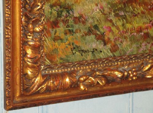 HIGHLAND LANDSCAPE OIL PAINTING - ADDITIONAL PHOTO 5