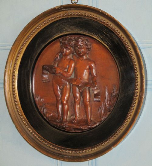 ITALIAN CARVED BOXWOOD PANEL - ADDITIONAL PHOTO 1