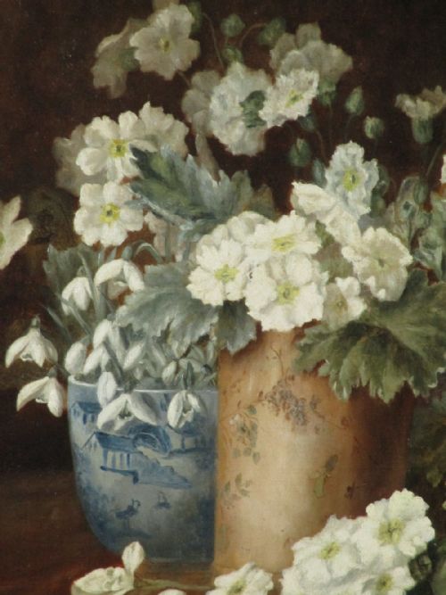 FINE LATE VICTORIAN STILL LIFE OIL PAINTING - ADDITIONAL PHOTO 5