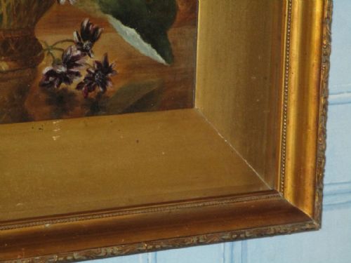 FINE LATE VICTORIAN STILL LIFE OIL PAINTING - ADDITIONAL PHOTO 7