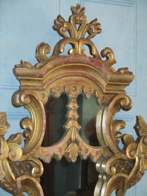 FINE ITALIANATE GILT MIRROR - ADDITIONAL PHOTO 1