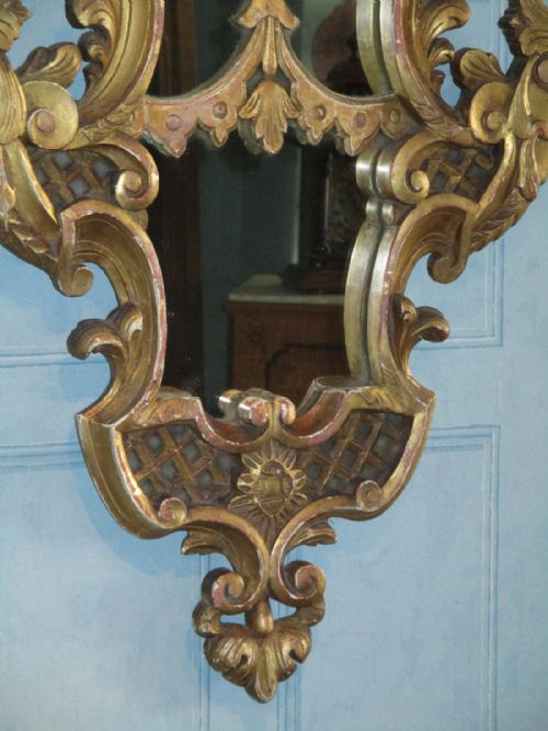 FINE ITALIANATE GILT MIRROR - ADDITIONAL PHOTO 2
