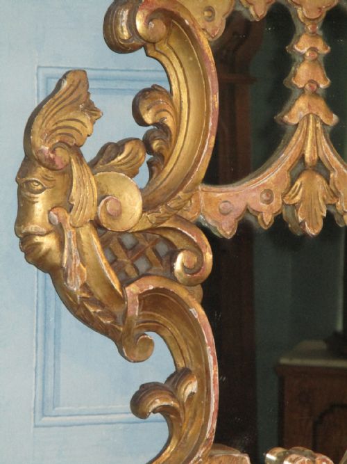 FINE ITALIANATE GILT MIRROR - ADDITIONAL PHOTO 5