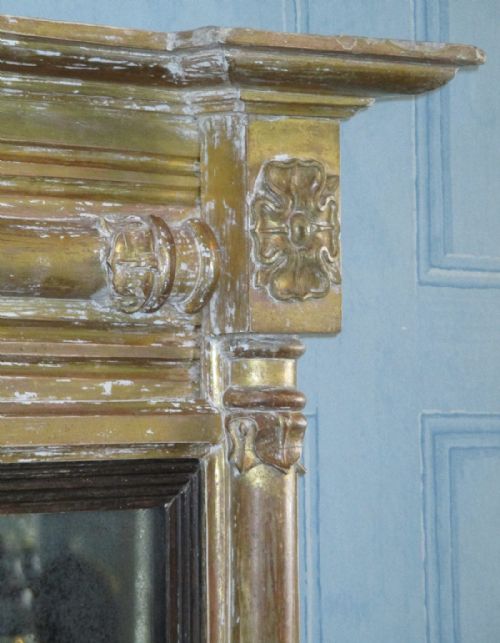 SMALL REGENCY GILT PIER MIRROR - ADDITIONAL PHOTO 5