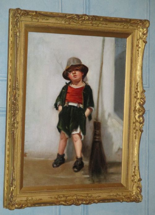 PAIR OF ITALIAN OIL PAINTINGS BY GIOVANNI MARESCA - ADDITIONAL PHOTO 5