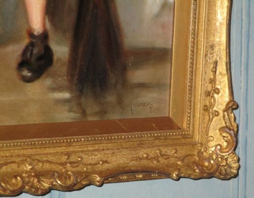 PAIR OF ITALIAN OIL PAINTINGS BY GIOVANNI MARESCA - ADDITIONAL PHOTO 8