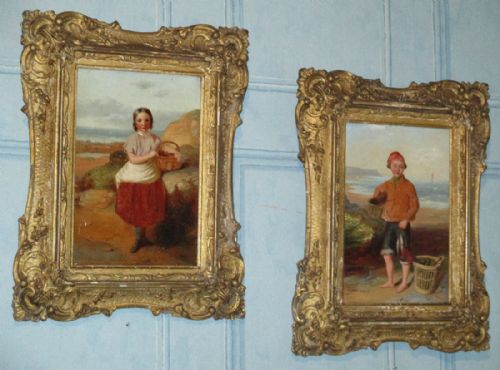 FINE PAIR OF OIL PAINTINGS BY RHJENNINGS - ADDITIONAL PHOTO 2
