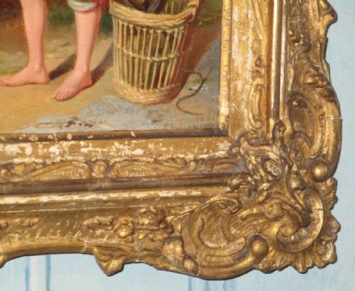 FINE PAIR OF OIL PAINTINGS BY RHJENNINGS - ADDITIONAL PHOTO 6