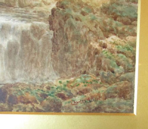 VICTORIAN WATERCOLOUR BY CHARLES A BOOL - ADDITIONAL PHOTO 1