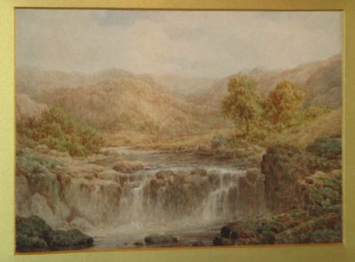 VICTORIAN WATERCOLOUR BY CHARLES A BOOL - ADDITIONAL PHOTO 2