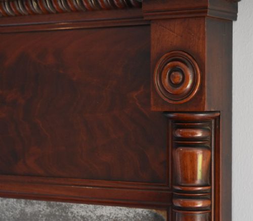FINE LATE REGENCY MAHOGANY PIER MIRROR - ADDITIONAL PHOTO 3