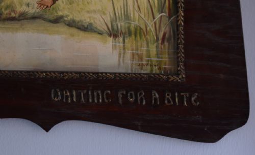 PAIR OF EDWARDIAN COMIC FISHING WATERCOLOURS - ADDITIONAL PHOTO 9