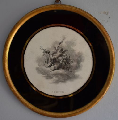 SET OF FOUR GEORGIAN PRINTS OF THE SEASONS - ADDITIONAL PHOTO 1