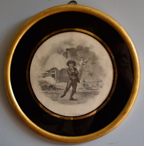 SET OF FOUR GEORGIAN PRINTS OF THE SEASONS - ADDITIONAL PHOTO 5