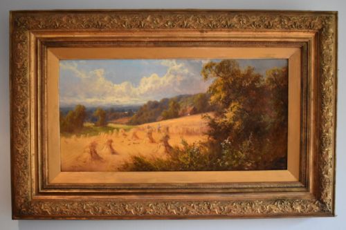 summer landscape john macwhirter oil painting - CATEGORY: ANTIQUE ART - DATED 1890