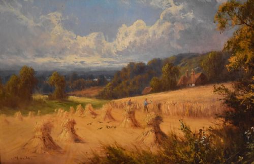 SUMMER LANDSCAPE JOHN MACWHIRTER OIL PAINTING - ADDITIONAL PHOTO 3