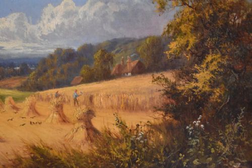SUMMER LANDSCAPE JOHN MACWHIRTER OIL PAINTING - ADDITIONAL PHOTO 6