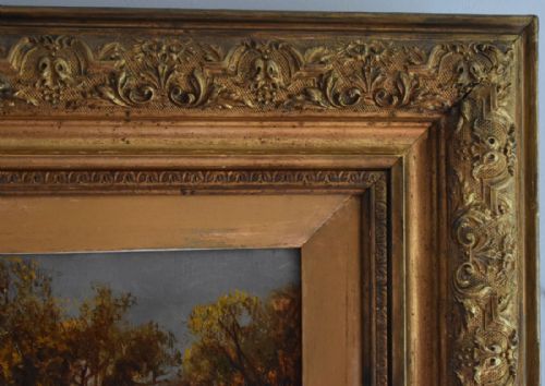 SUMMER LANDSCAPE JOHN MACWHIRTER OIL PAINTING - ADDITIONAL PHOTO 7