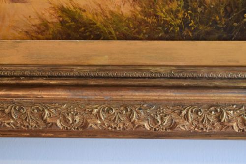 SUMMER LANDSCAPE JOHN MACWHIRTER OIL PAINTING - ADDITIONAL PHOTO 8