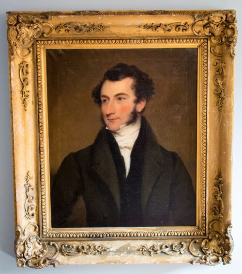SUPERB LARGE PAIR OF LATE GEORGIAN OIL PORTRAITS - ADDITIONAL PHOTO 4