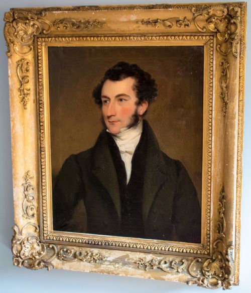 SUPERB LARGE PAIR OF LATE GEORGIAN OIL PORTRAITS - ADDITIONAL PHOTO 8