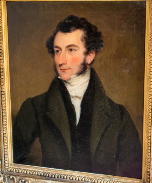 SUPERB LARGE PAIR OF LATE GEORGIAN OIL PORTRAITS - ADDITIONAL PHOTO 9