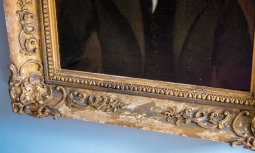 SUPERB LARGE PAIR OF LATE GEORGIAN OIL PORTRAITS - ADDITIONAL PHOTO 11