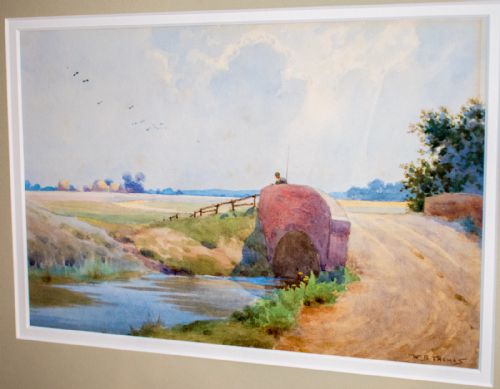 FLY FISHING WATERCOLOUR BY WILLIAM BARTOL THOMAS - ADDITIONAL PHOTO 3