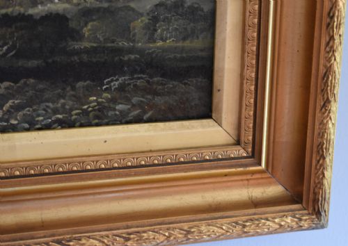 VICTORIAN LANDSCAPE OIL PAINTING - ADDITIONAL PHOTO 6
