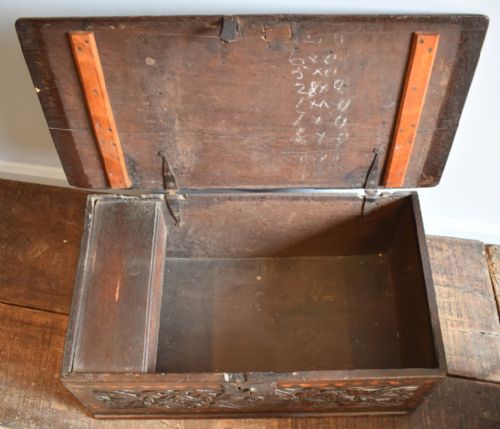 SEVENTEENTH CENTURY OAK BIBLE BOX - ADDITIONAL PHOTO 4