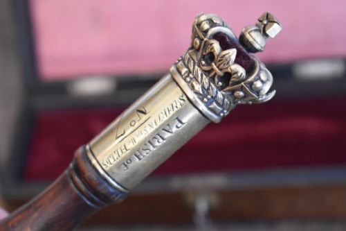 RARE LATE GEORGIAN TIPSTAFF IN ORIGINAL BOX - ADDITIONAL PHOTO 8