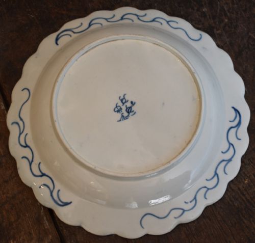 PAIR OF EARLY ENGLISH PORCELAIN PLATES - ADDITIONAL PHOTO 5