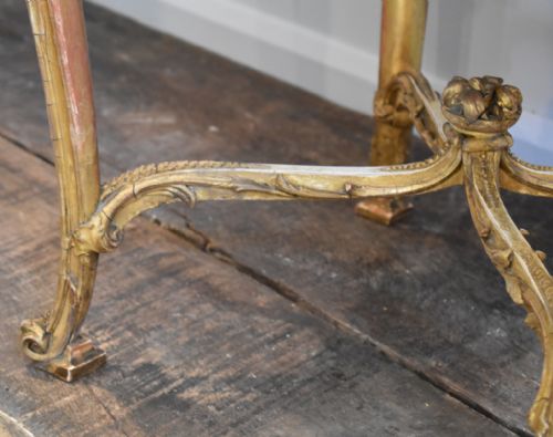 SUPERB GILT TABLE BY SH JEWELLS OF LONDON - ADDITIONAL PHOTO 2