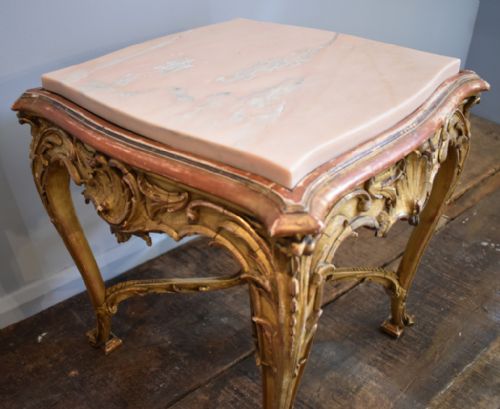 SUPERB GILT TABLE BY SH JEWELLS OF LONDON - ADDITIONAL PHOTO 3
