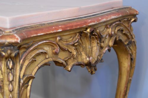 SUPERB GILT TABLE BY SH JEWELLS OF LONDON - ADDITIONAL PHOTO 4