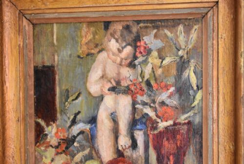 STILL LIFE OIL PAINTING BY EVELYN CLUTTONBROCK - ADDITIONAL PHOTO 2
