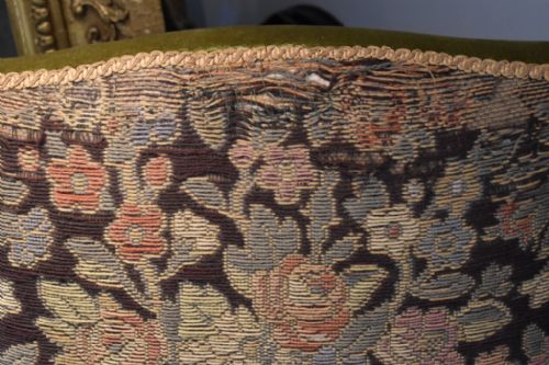 GEORGIAN MAHOGANY UPHOLSTERED SIDE CHAIR - ADDITIONAL PHOTO 7