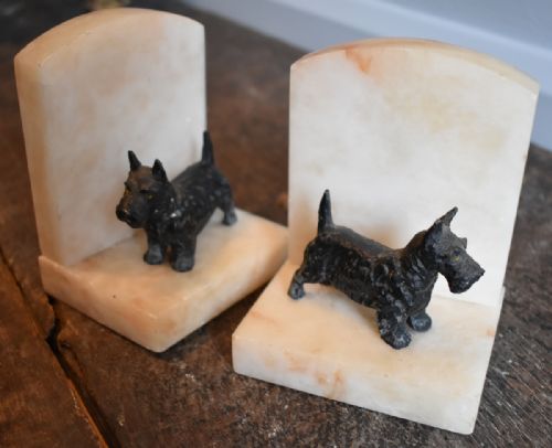 PAIR OF DECO SCOTTIE DOG BOOKENDS - ADDITIONAL PHOTO 4