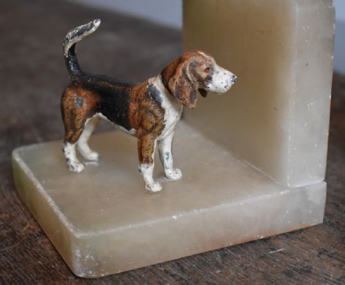 PAIR OF FOX AND HOUND DECO BOOKENDS - ADDITIONAL PHOTO 6