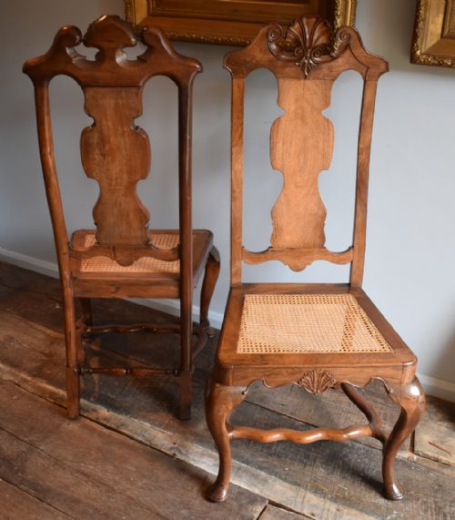 FINE PAIR OF NINETEENTH CENTURY ROSEWOOD CHAIRS - ADDITIONAL PHOTO 7