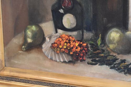 STILL LIFE OIL PAINTING OF BOTTLES - ADDITIONAL PHOTO 4