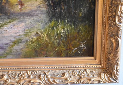 LANDSCAPE OIL PAINTING BY SYDNEY YATES JOHNSON - ADDITIONAL PHOTO 6