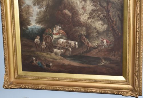 FINE PAIR OF VICTORIAN PRINTS AFTER GAINSBOROUGH - ADDITIONAL PHOTO 2