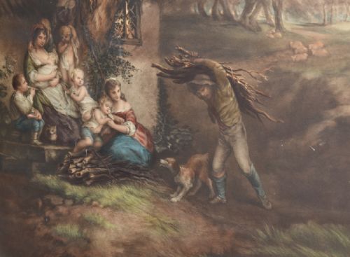 FINE PAIR OF VICTORIAN PRINTS AFTER GAINSBOROUGH - ADDITIONAL PHOTO 4
