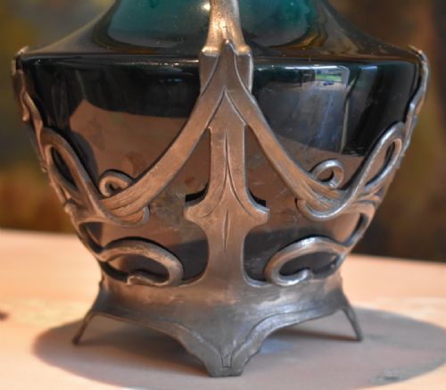 SUPERB PAIR OF ART NOUVEAU VASES - ADDITIONAL PHOTO 7