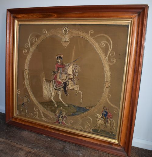 unusual large civil war related needlework - CATEGORY: ANTIQUE MISCELLANEOUS - DATED 1900