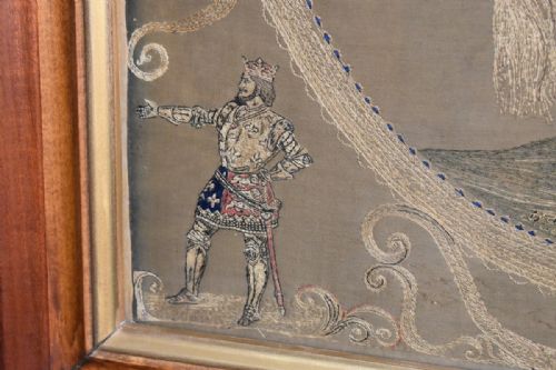 UNUSUAL LARGE CIVIL WAR RELATED NEEDLEWORK - ADDITIONAL PHOTO 3