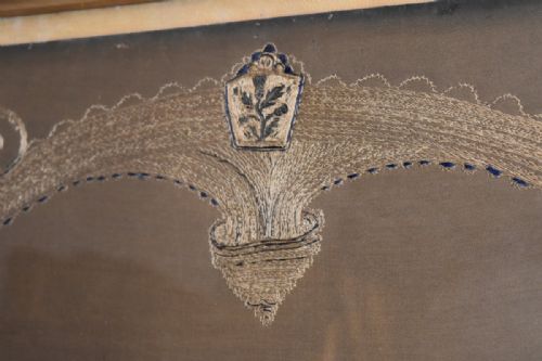 UNUSUAL LARGE CIVIL WAR RELATED NEEDLEWORK - ADDITIONAL PHOTO 4